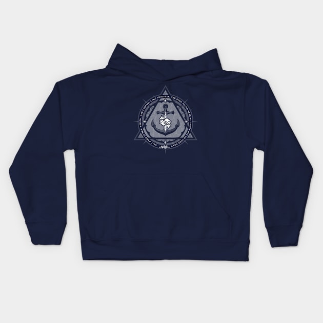 Anchored Kids Hoodie by Pufahl